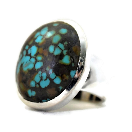 Round Turquoise Ring
